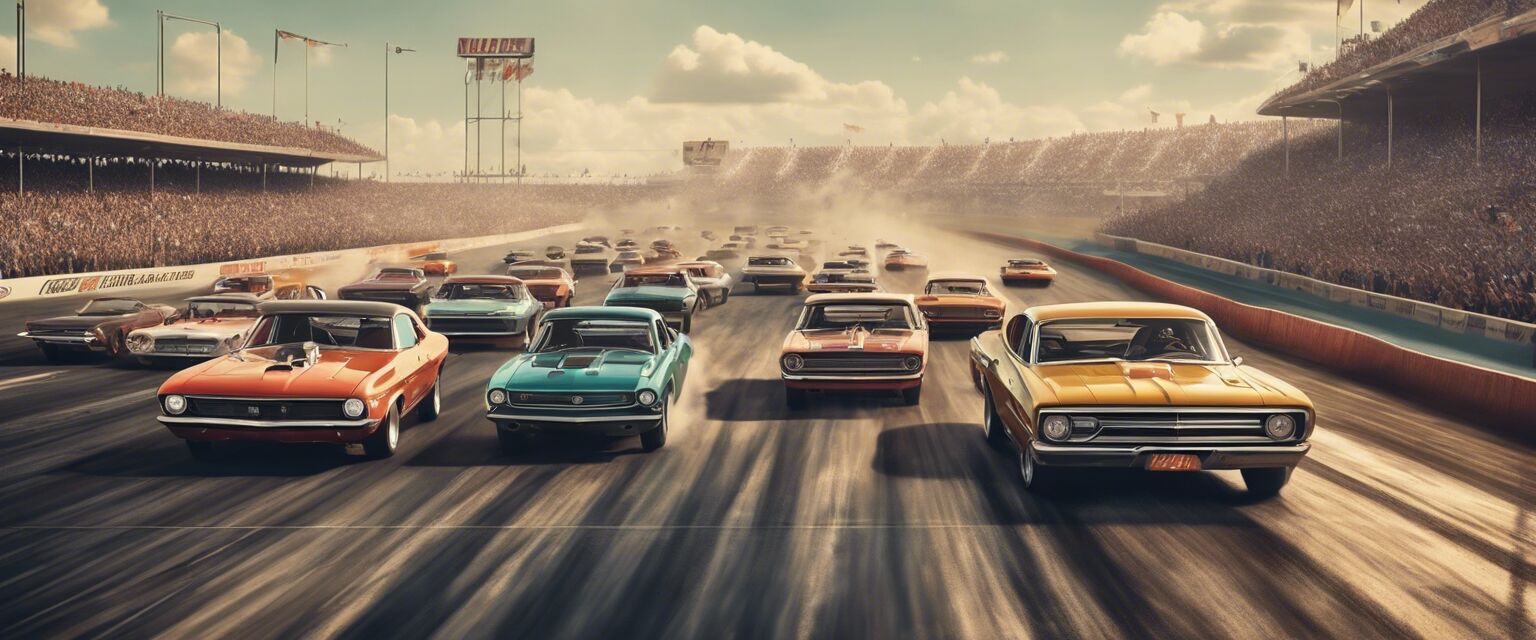 Drag Racing Track Poster