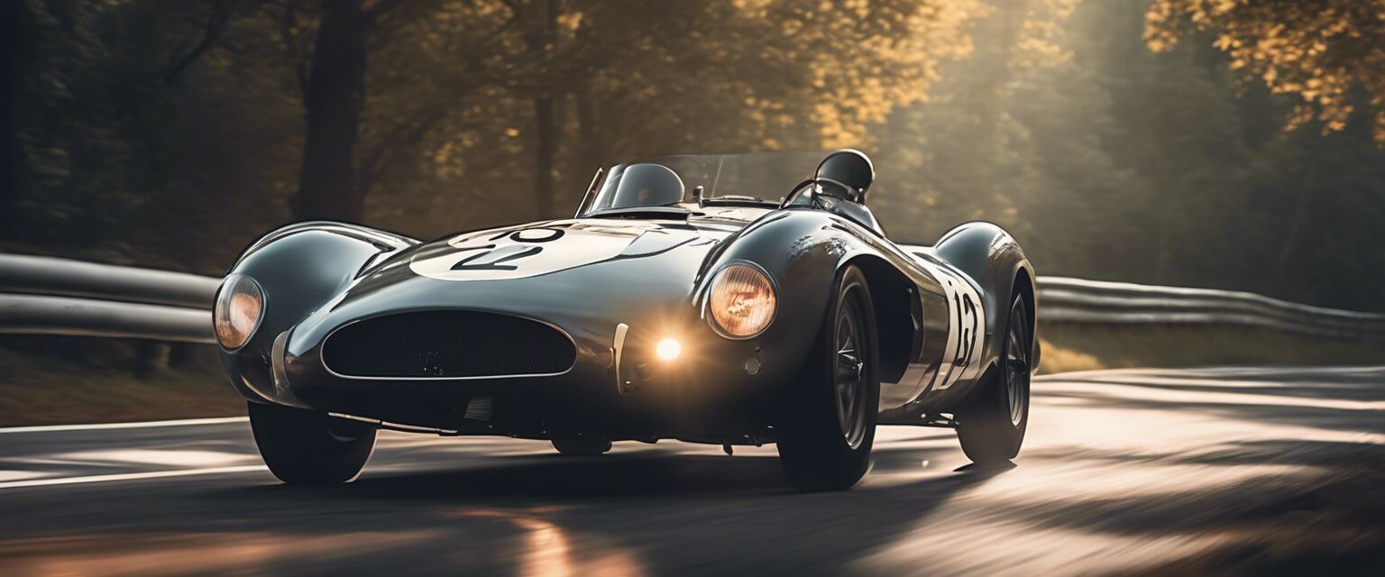 Vintage European Racing Poster