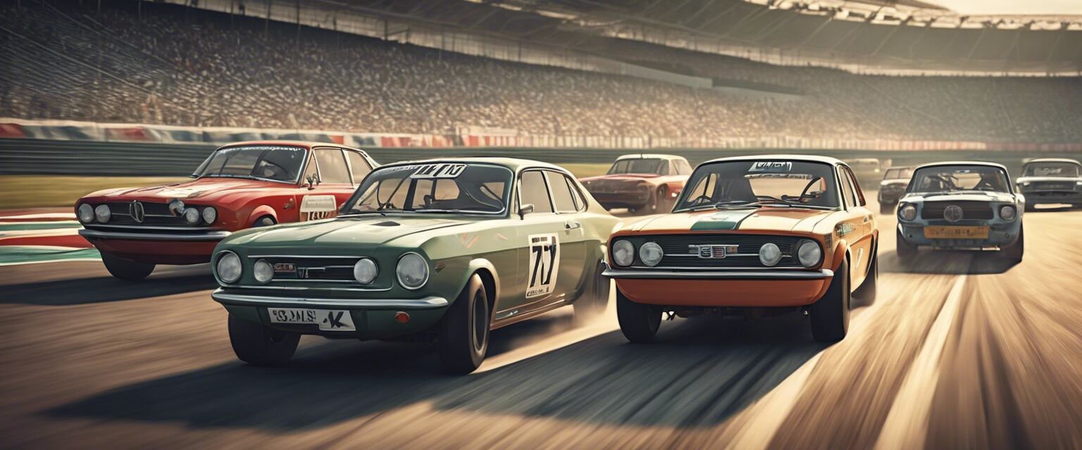 Vintage Touring Cars Poster